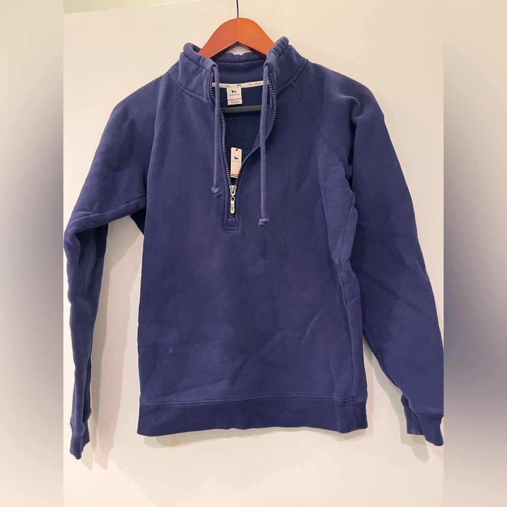 The Black Dog Quarter zip Martha’s Vineyard Pullover Sweatshirt BNWT